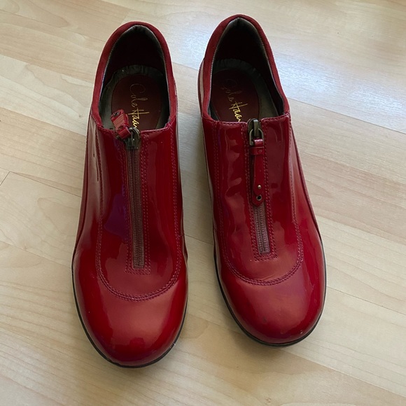 Cole Haan Shoes - Cole Haan  Womens Red Nike Air Zip Bootie 10B